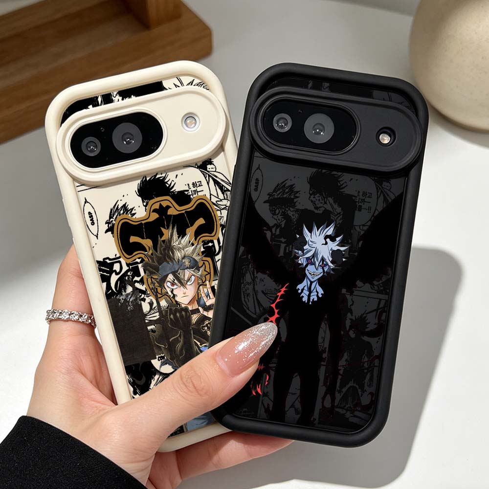 Google Pixel 9 Pro - Casing Ponsel Keren Black Clover untuk