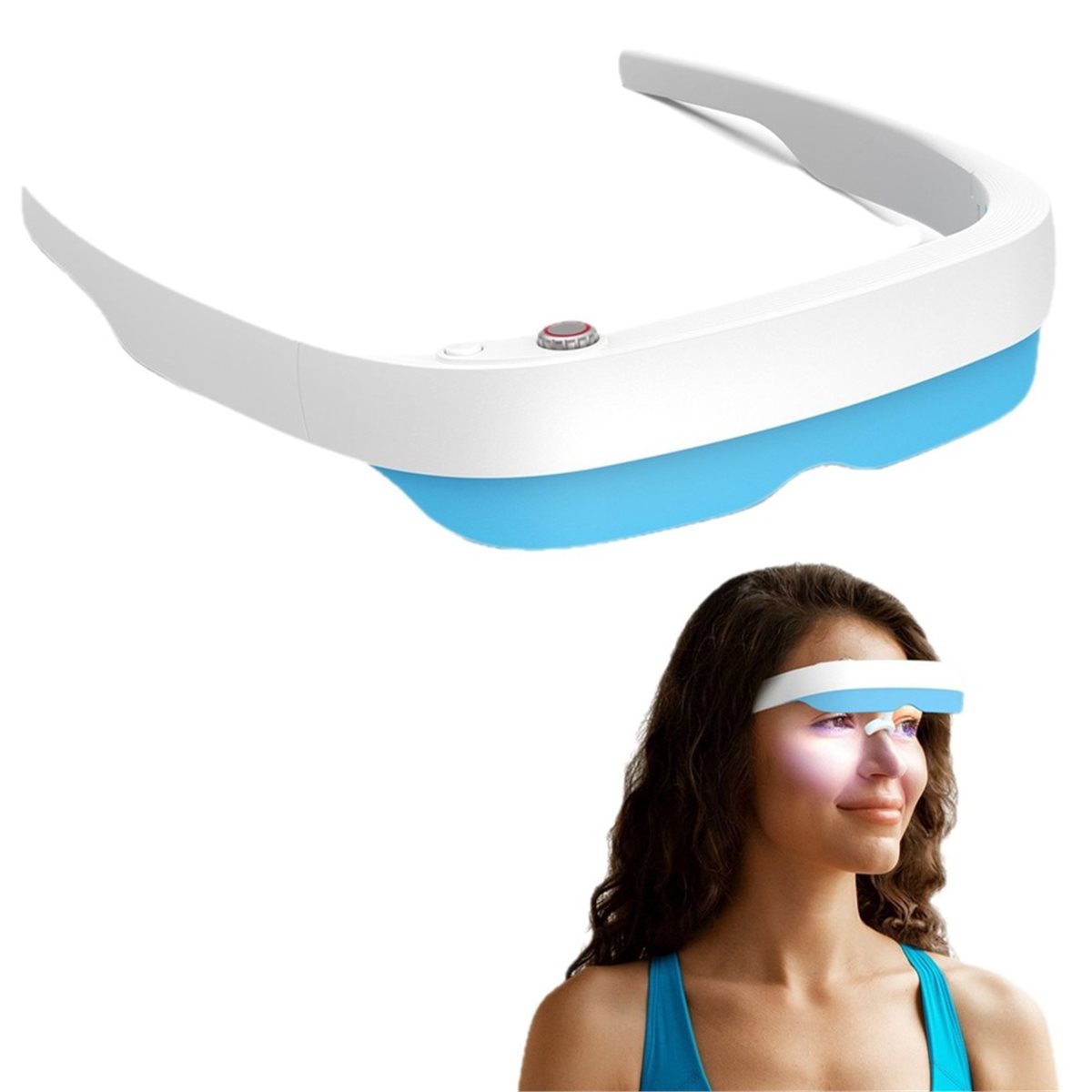 Kacamata Terapi Cahaya DT75BG  - Light Therapy Glasses ulasan dan harga
