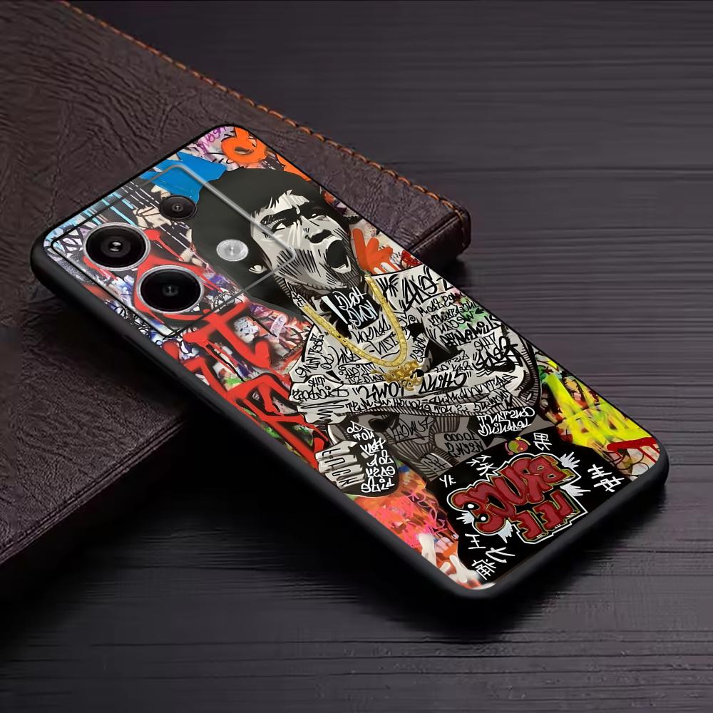 Casing Ponsel Seni Grafiti Ban - Xiaomi Redmi Note 14 ulasan dan harga